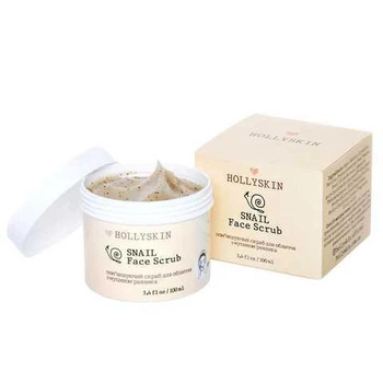 Скраб для лица Hollyskin Snail Face Scrub с муцином улитки 100 мл (4823109700697)