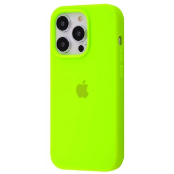 Чехол силиконовый Epic Premium Silicone Case Full Cover для Apple iPhone 16 Pro Max lime green