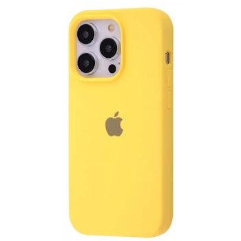 Чохол силіконовий VVave Premium Silicone Case Full для Apple iPhone 16 yellow