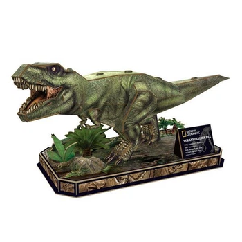 3D пазл объемный Cubic Fun National Geographic Dino Тираннозавр Рекс 52 элемента DS1051h