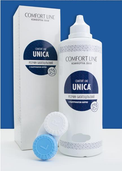 Avizor Unica \ 100 мл \ Розчин для лінз \ Comfort Line з гіалуроновою кислотою