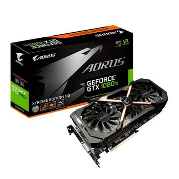 Відеокарта Gigabyte PCI-Ex GeForce GTX 1080 Ti Aorus 11GB GDDR5X (352bit) (1569/11010) (DVI, 3 x HDMI, 3 x Display Port) (GV-N108TAORUS-11GD)Б/В