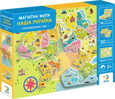 Магнитная карта Украины DoDo (4823115908698)
