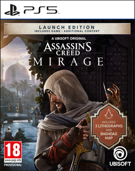 Игра PS5 Assassin's Creed Mirage Launch Edition Русские Субтитры, BD диск (3307216258186)