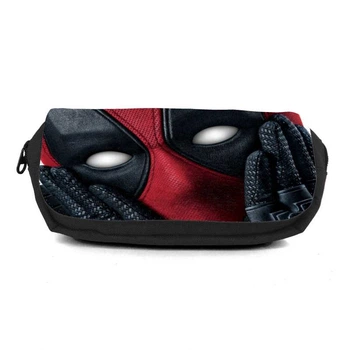 Школьный пенал Дедпул органайзер универсальный (deadpool - 0013- black) черный