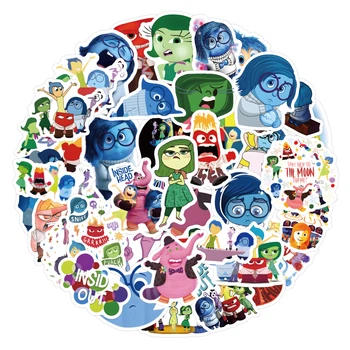 Стикеры Мыслями наизнанку Inside Out Головоломка стикерпак наклейки набор наклейок 60 шт
