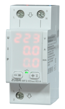 Реле ZUBR MF2-63 red 220В 63А мультифункціональне