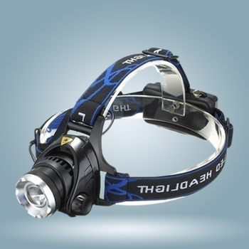 Аккумуляторный налобный фонарь Police 6699/204C T6 4 режима zoom ЗУ microUSB