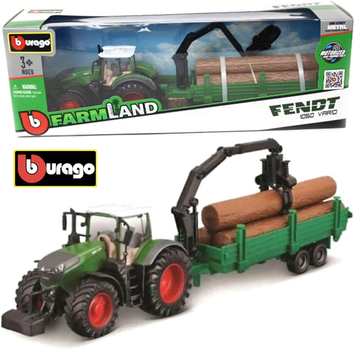 Трактор BBurago Fendt 1050 Vario з транспортером (4893993015146)