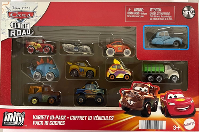 Zestaw samochodów Mattel Pixar Cars HLV32 10 szt (0194735119271)