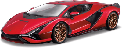 Металева модель автомобіля Bburago Lamborghini Sian FKP 37 1:24 Червона (4893993002702)