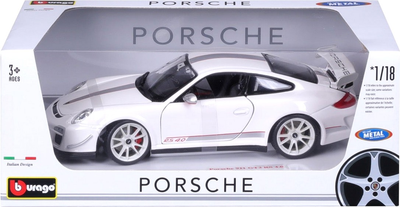 Metalowy model samochodu Bburago Porsche 911 GT3 RS 4.0 1:18 (4893993007196)