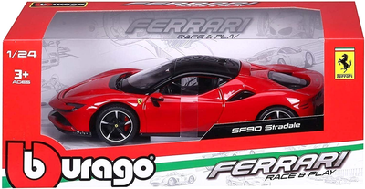 Металева модель автомобіля Bburago Ferrari SF90 Stradale 1:24 (4893993260287)