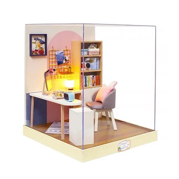 Румбокс Конструктор 3D DIY Cute Room Corner of Happiness Кукольный дом QT-030