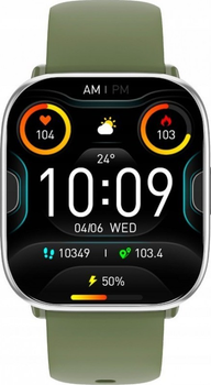 Смарт-часы MyPhone Watch Pastel Silver/Greenwood (SMA002920)