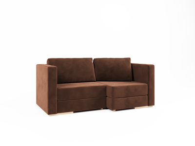 Маленький диван Sita two long Velor Indian Spice 205x110 см