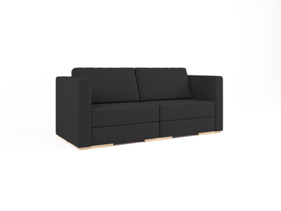 Диван двомісний - Sita 2 Queens Caviar 220x90x75 см