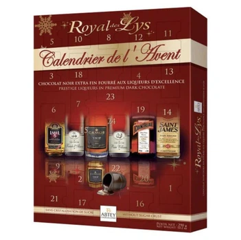 Адвент-календар з алкогольними цукерками Royal des Lys Abtey 290 г
