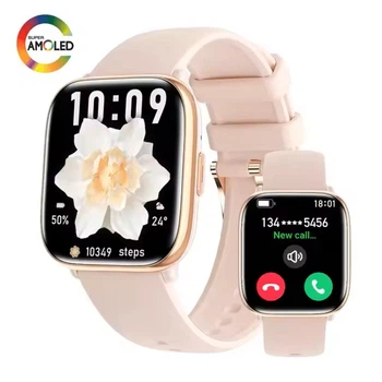 Смарт часы Smart Hand Desire AMOLED Женские Прием звонков Pink-Gold