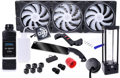 Система водяного охлаждения Alphacool Core Hurrican 420mm XT45 HardTube Water Cooling Set (11994)