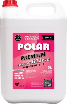 Антифріз Polar Premium Long-Life G12 Evo -37°C 5 л Рожевий (324930)