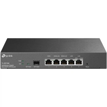 Мультисервісний маршрутизатор для бізнесу TP-LINK, 4 порти WAN, VPN, Omada, сірий