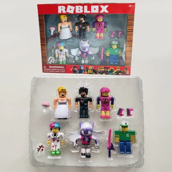 Игровой набор фигурки Roblox: 6 героев с аксессуарами и оружием Роблокс (55683-6)