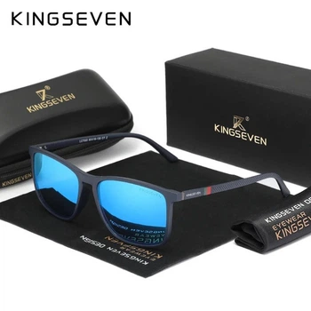 Мужские поляризационные солнцезащитные очки KINGSEVEN 7365 Blue Blue