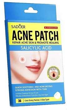 Патчи для проблемной кожи лица от прыщей - Sadoer Acne Patch 36шт (1222546-978400263-2)