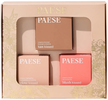 Набор - Paese Kiss My Cheeks (Warm) (blush/ 4g + bronzer/12g + highlighter/4g) Paese Kiss My Cheeks (Warm) (blush/ 4g + bronzer/12g + highlighter/4g) (1225349-231939432-2)