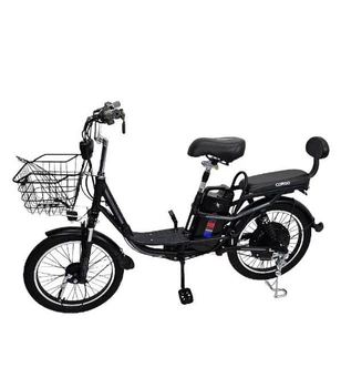 Электровелосипед двухместный CORSO (500W, 48V,16Ah) Черный