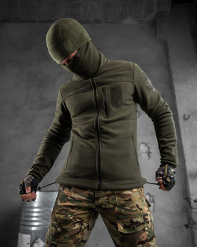 Тактическая кофта флисовая с креплением для шевронов Polartec Tactical Fleece Olive M