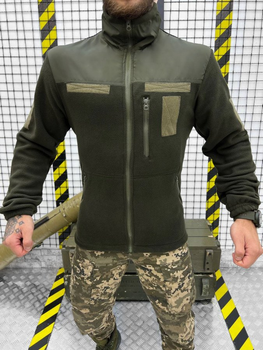 Тактична флісова кофта з кріпленням для шевронів Delta Tactical Fleece Olive L