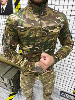 Тактична флісова кофта з кріпленням для шевронів Delta Tactical Fleece Multicam L