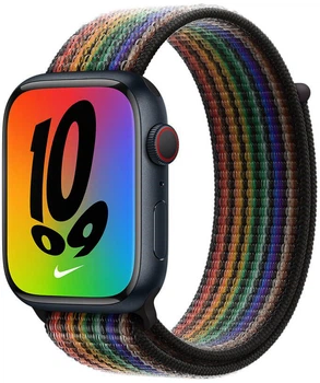 Ремінець Drobak Sport Loop Premium для Apple Watch All Series 42/44/45/49mm Pride Edition Black (dr_777763)