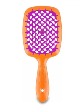 Щетка для волос Janeke Superbrush The Original, цвет оранжевый-фиолетовый