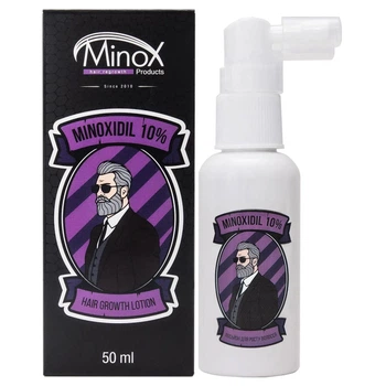 Лосьйон спрей для росту бороди з міноксидилом 10%, Мінокс Minox Hair Protect, 50 мл
