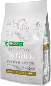 Сухий корм для собак Nature's Protection Superior Care White Dogs Adult Small and Mini Breeds з ягням 10 кг (4771317456649)