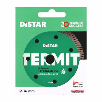 Круг алмазный Distar 76x1,0/0,8x6x10 TERMIT для керамогранита (11139053030)