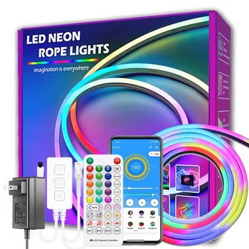 Светодиодная лента Bluetooth RGB LED 5M с гибким неоном UFT Flexible Tape