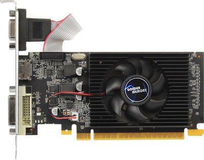 Відеокарта Golden Memory GT 710 2Gb GDDR3, 64-bit, VGA/DVI/HDMI, 954/1600 MHz, Low Profile (GT710D32G64BIT) (GDDR3, 64 bit, PCI-E 2.0 x16)