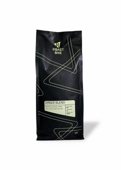 Кава в зернах Roast One купаж арабіка з робустою 70/30 Amber Blend 1 кг (GC-048)