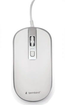Мишка дротова Gembird MUS-4B-06-WS White, Optical, USB, 1200 dpi