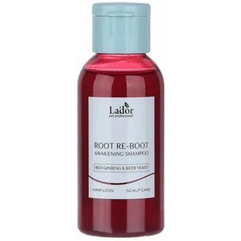 Шампунь з женьшенем для росту волосся La'dor Root Re-Boot Awakening Shampoo Red Ginseng & Beer Yeast 50 мл (8808033025012)