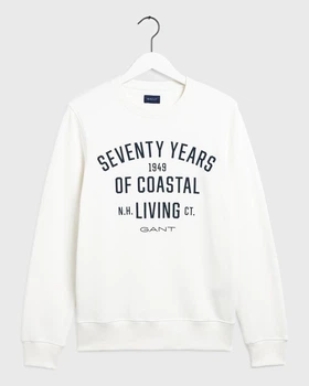 Світшот GANT Grafic C-Neck 2046057 White XXL