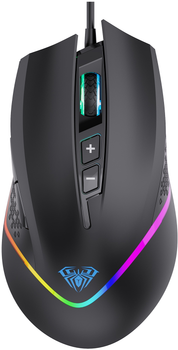 Мышь Aula F805 Wired gaming mouse with 7 keys Black (6948391212906)