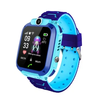 Детские умные смарт часы для мальчика C003 Kids Smart Watch с сим картой камерой и GPS синие