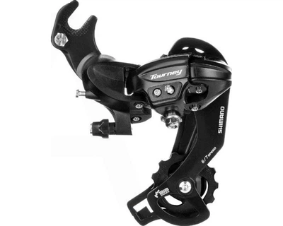 Задний переключатель скорости Shimano ТY300 6/7 скоростей, крюк
