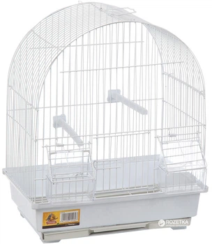 Клітка для птахів Karlie Flamingo Jambi 30 х 22.5 х 38 см Біла (5411290155397)