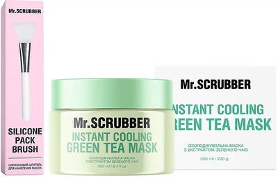 Охолоджувальна маска для обличчя з екстрактом зеленого чаю - Mr.Scrubber Instant Cooling Green Tea Mask 250ml (1366866-15513393)